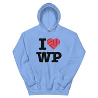 Image 3 of I Love Water Polo Hoodie Light Colors - Adult