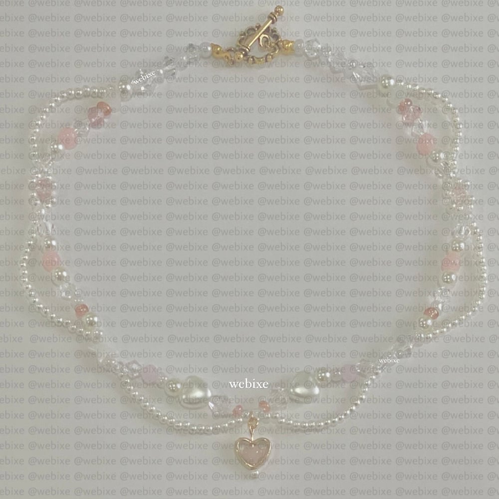 spring necklace 1/? (gold) | webixe