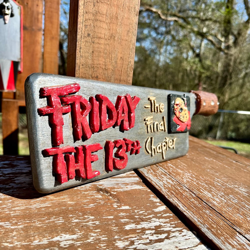 F13-The Final Chapter Wall Plaque