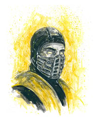 Image 3 of Mortal Kombat 95 Signed 3-Print Ninja Set