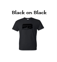 Image 2 of Black on black tshirt