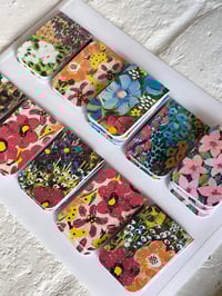 Image 3 of Holographic Floral Magnetic Bookmarks