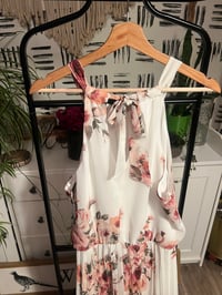 Image 3 of NWT flower pleated dress 