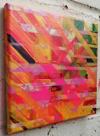 Image 3 of Sean Worrall - Behind The Lines - Acrylic on canvas, 20x20cm (Nov 2022)