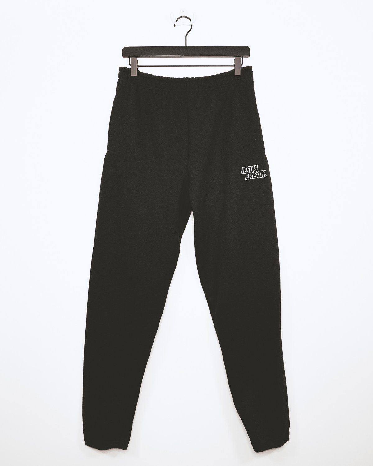 Image of Jesus Freak. Sweats-Black/White