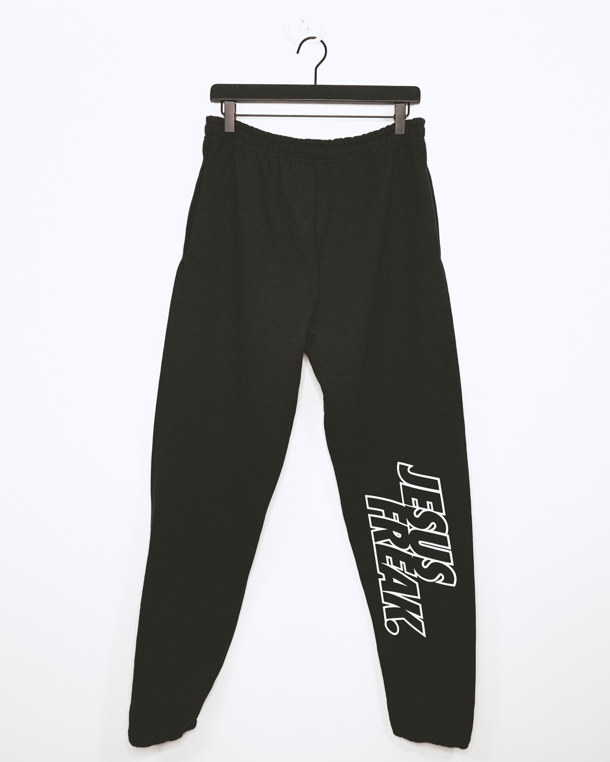 Image of Jesus Freak. Sweats-Black/White