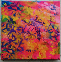 Image 1 of Sean Worrall - In Hiding - Acrylic on canvas, 20x20cm (October 2022)