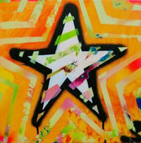 Image 1 of Sean Worrall - D'ya Wanna Be A....? (Remix) - Acrylic on canvas, 30x30cm (Nov 2022)