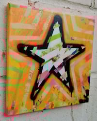 Image 3 of Sean Worrall - D'ya Wanna Be A....? (Remix) - Acrylic on canvas, 30x30cm (Nov 2022)