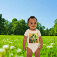 Image 1 of GlowUp Hemp Spout | organic cotton baby bodysuit