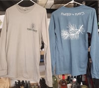 Image of 1 left on sale!   Bespoke 'Powered by Plants' long sleeve tee