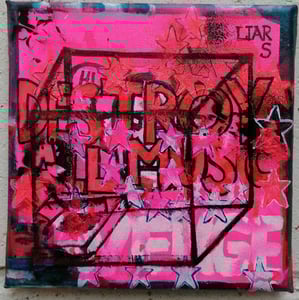 Image of Sean Worrall - Revenge, Destroy All Painting, Liars – Electric Painting no.15  