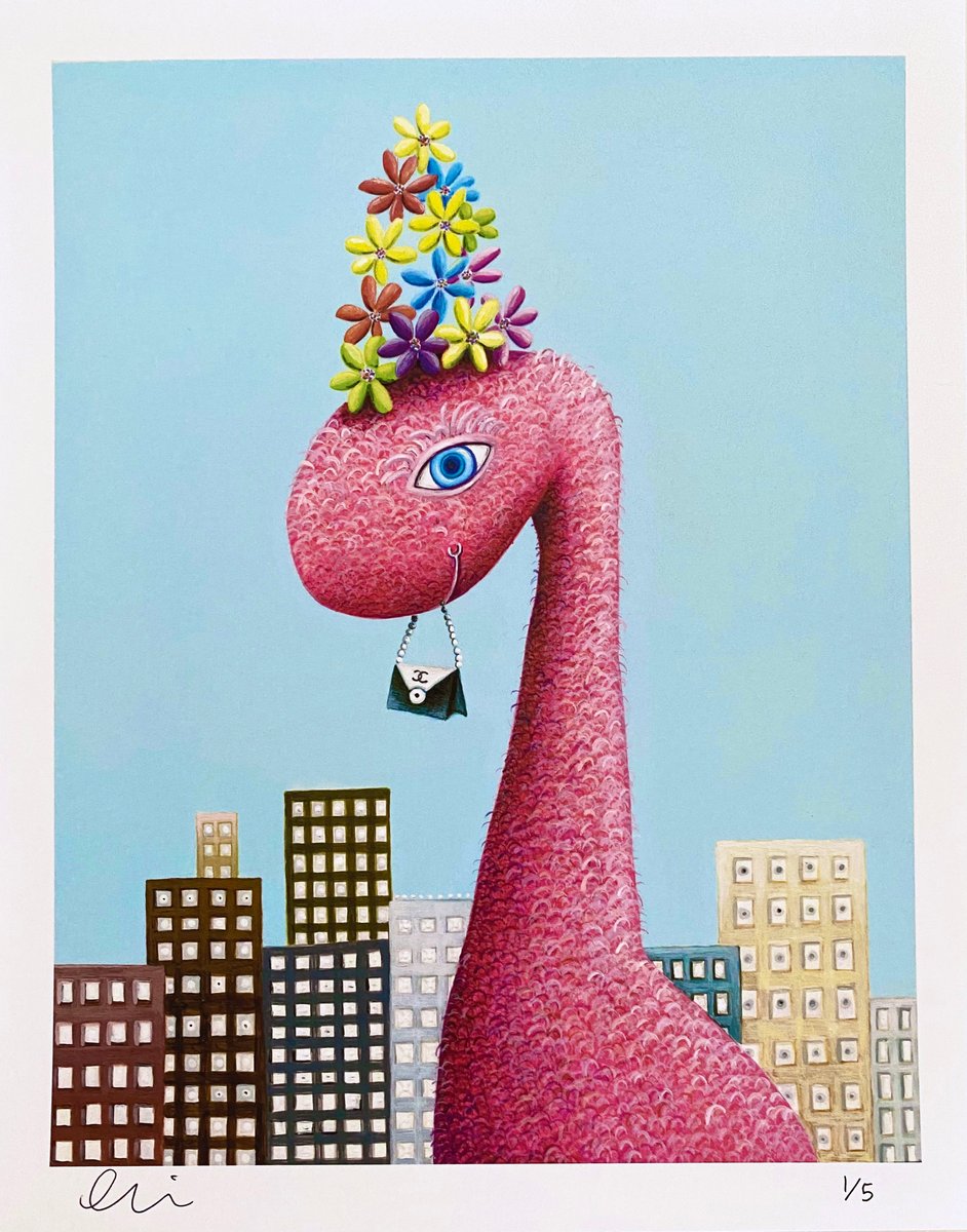 Fuzzy Dinosaur in the Big City 8