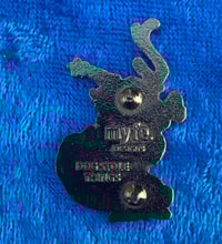 Image 3 of LAST 2 SETS: Two Holiday Pins: Dogs Stole Things & Mistletoe