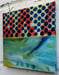 Image of Sean Worrall - Red Machine – Electric Painting No30- Acrylic on canvas, 20x20cm