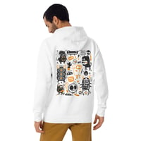 Image 3 of MONSTER DOODLE BLEGH SKATE HOODIE