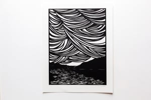 Image of At the Edge of the Storm {Original Papercut - 11x14"}