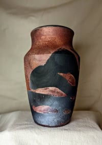 Image 3 of Monstera Raku Vase