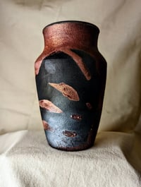 Image 2 of Monstera Raku Vase
