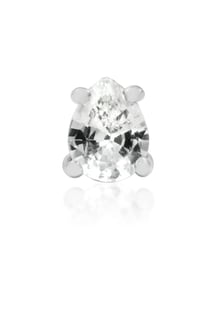 Image 4 of Pear cut prong set cz 