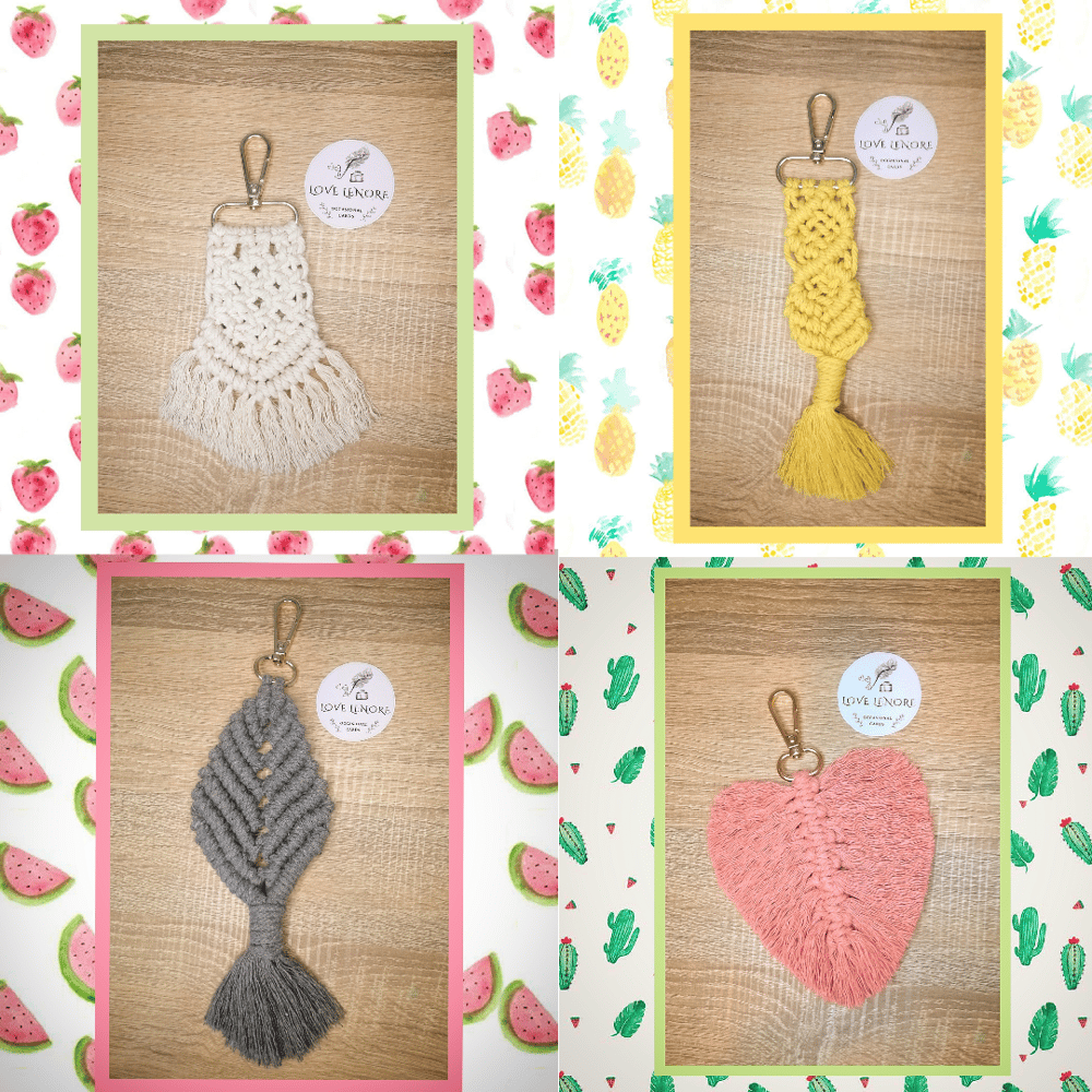 Image of "Macrame Key/Bag Accessory"