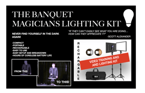 Image of BANQUET MAGICIANS LIGHTING KIT (PREORDER)