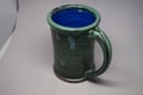 Image 2 of Green & Blue Rolled-Rim Steins