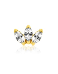 Image 1 of Triple marquise cz 