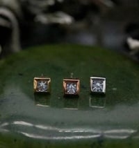 Image 2 of Bezel set cz square 