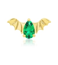 Image 1 of Bat with emerald 
