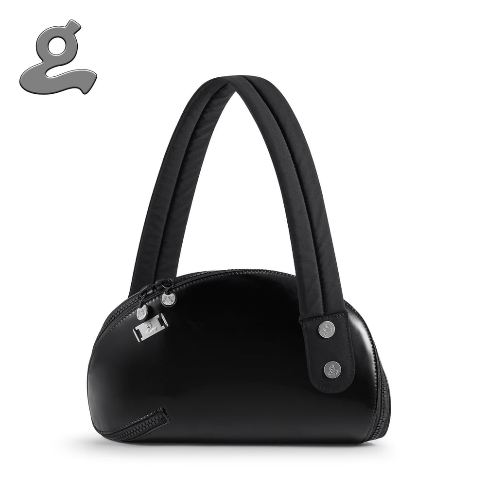 Image of Black Space-saving Flattenable Bag