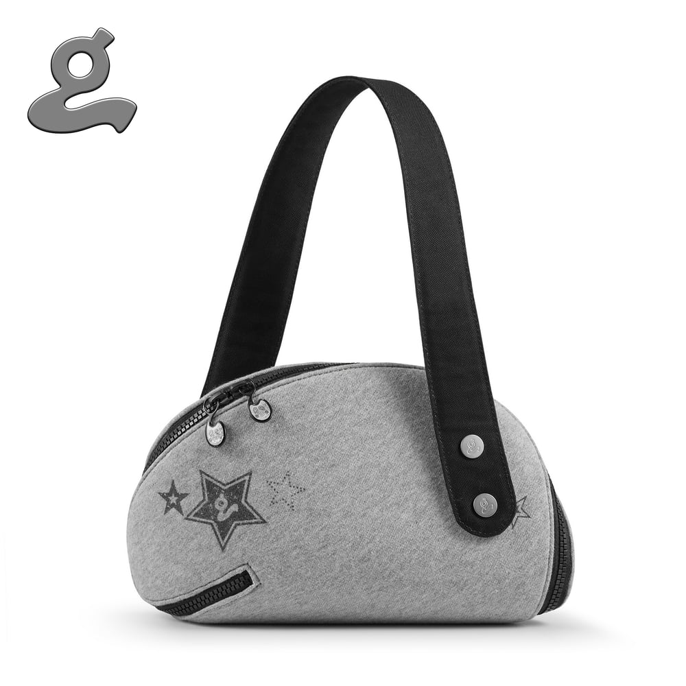 Image of French Terry Printed Space-saving Flattenable Bag
