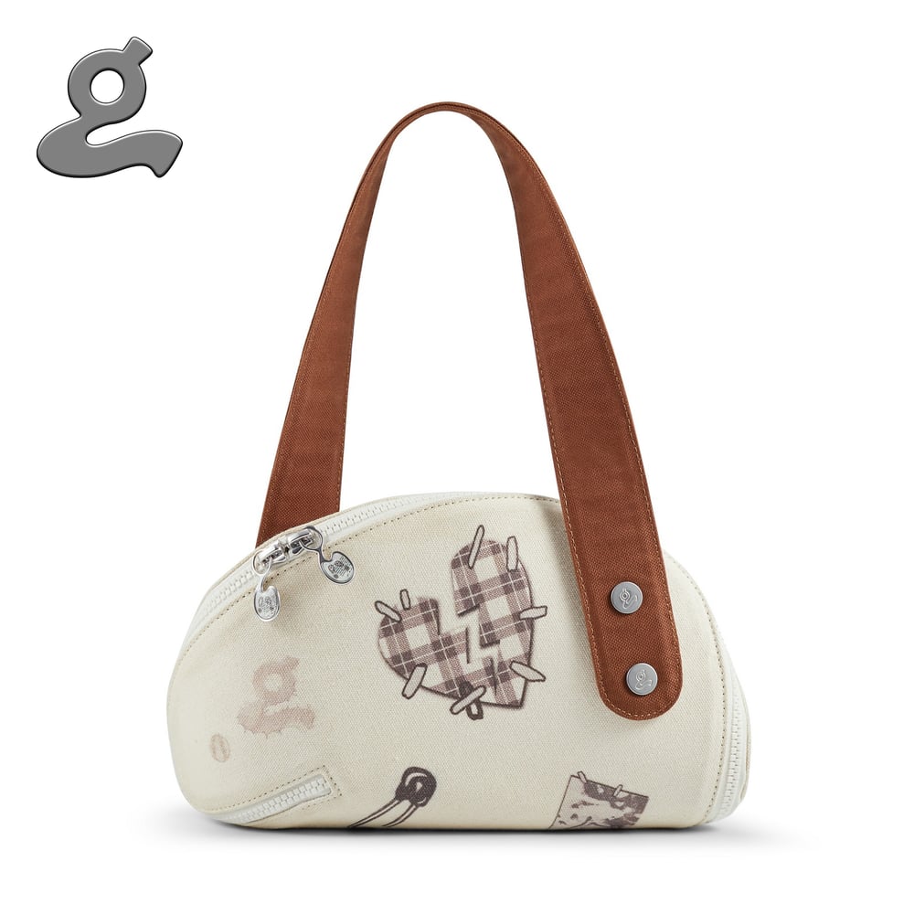Image of Canvas Printed Space-saving Flattenable Bag