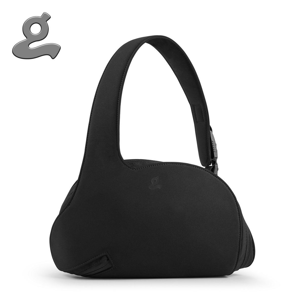 Image of Black Nylon Space-saving Flattenable Bag
