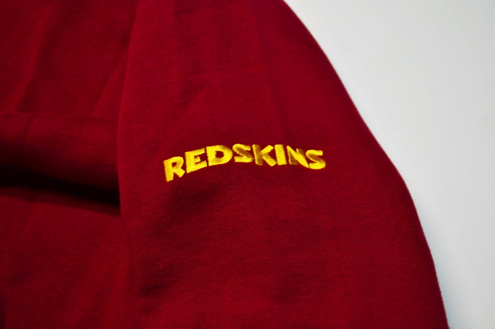 Image of Vintage 2000's Washington Redskins Puma Letterman Crewneck Sweatshirt Sz.XXL