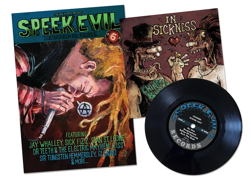 Image of Speek Evil: An Illustrated Rock & Roll Periodical Vol 6 + BONUS 7"