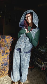 Image 2 of hooded vest & trousers