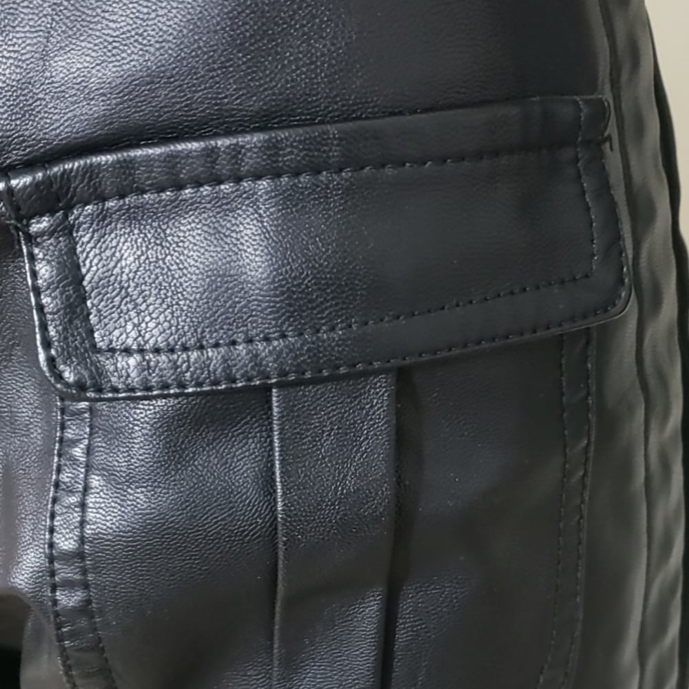 Image of Big Stepper Pu Leather Shorts