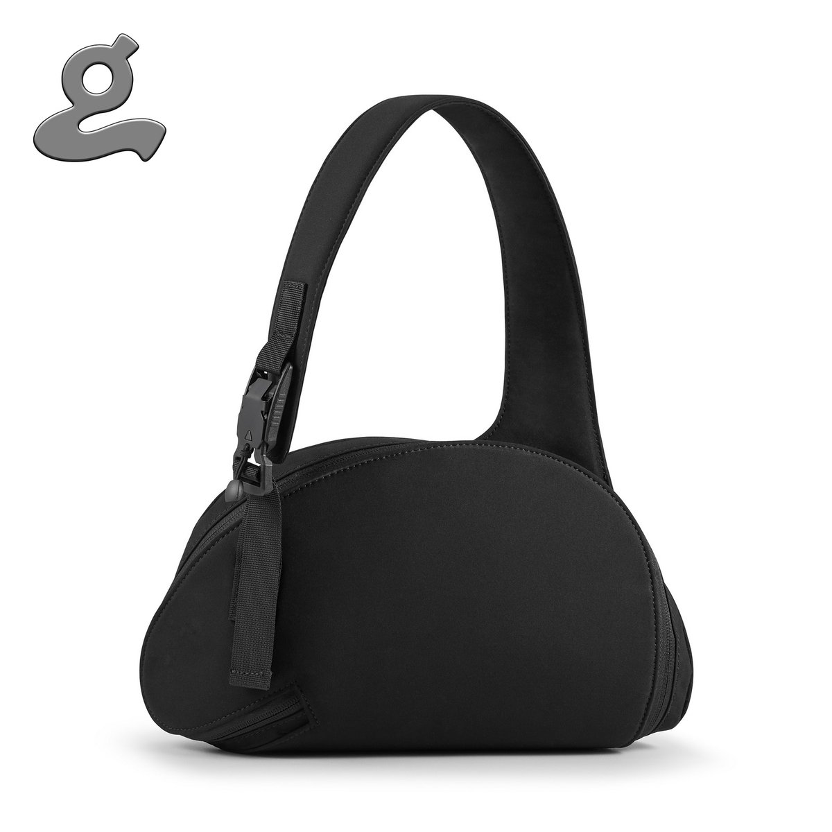 Image of Black Nylon Space-saving Flattenable Bag