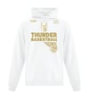 Thunder Basketball Hoodie - White