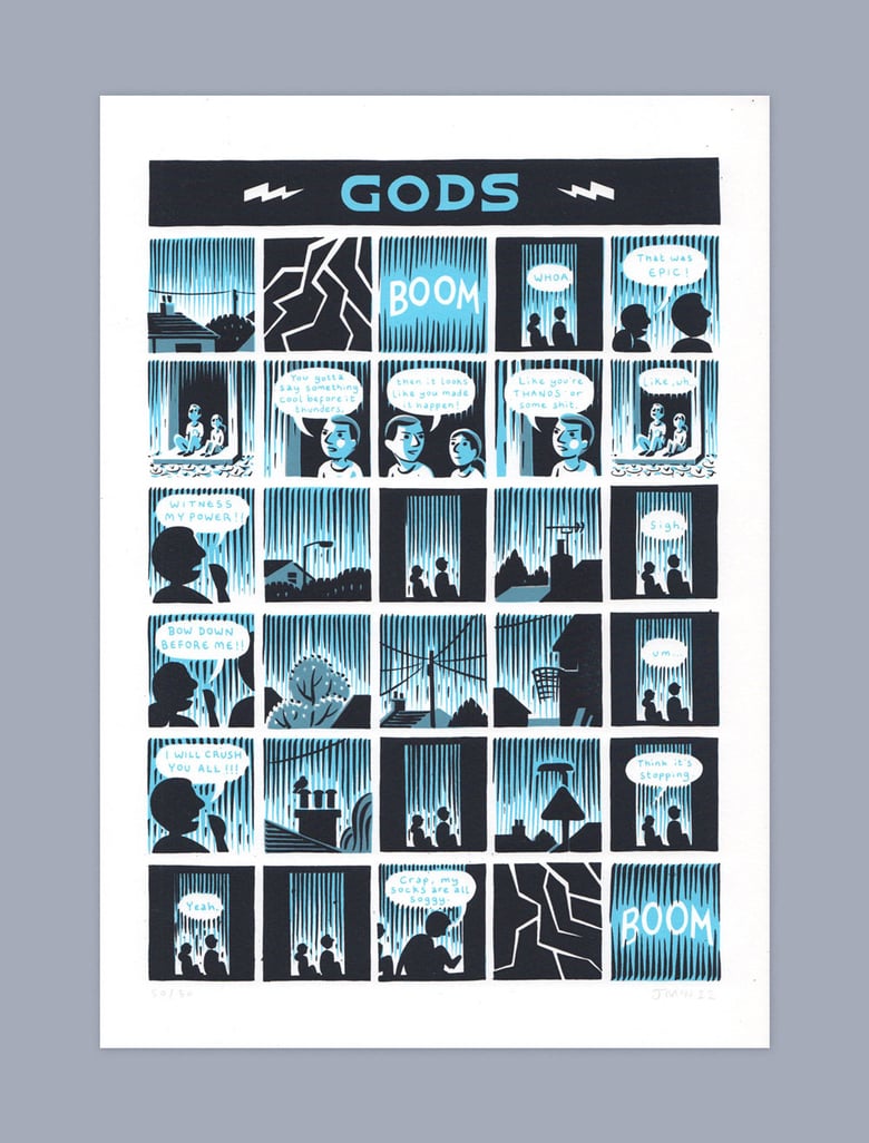 Image of Gods Screen Print