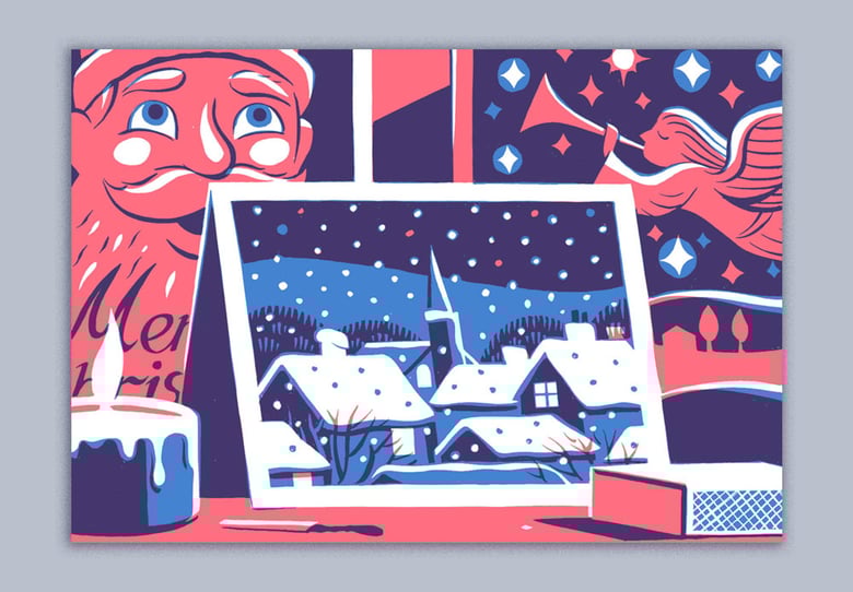 Image of Pack of 5 Christmas cards