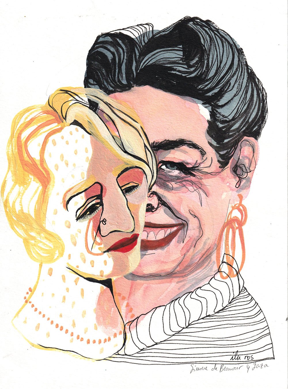 Simone de Beauvoir y Zaza