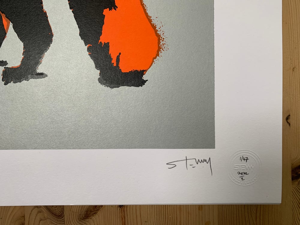 Image of Fox on paper - 5TH Edition Screenprint