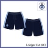 BME - Sport Shorts Longer Cut (LC) Sky/White Piping