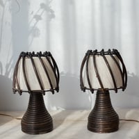Image 1 of Paire de lampes de Louis Sognot