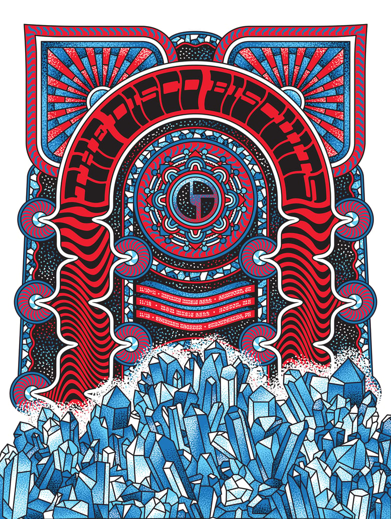 Image of Disco Biscuits - Northeast Run Late 2022 Poster