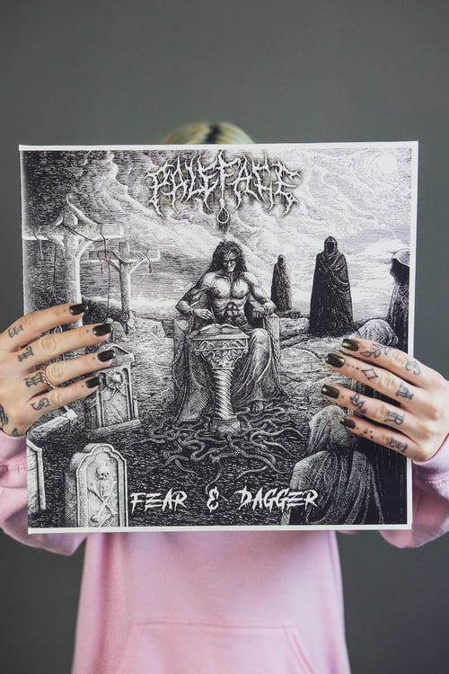 Image of FEAR & DAGGER BLUE MARBLED VINYL + A2 POSTER