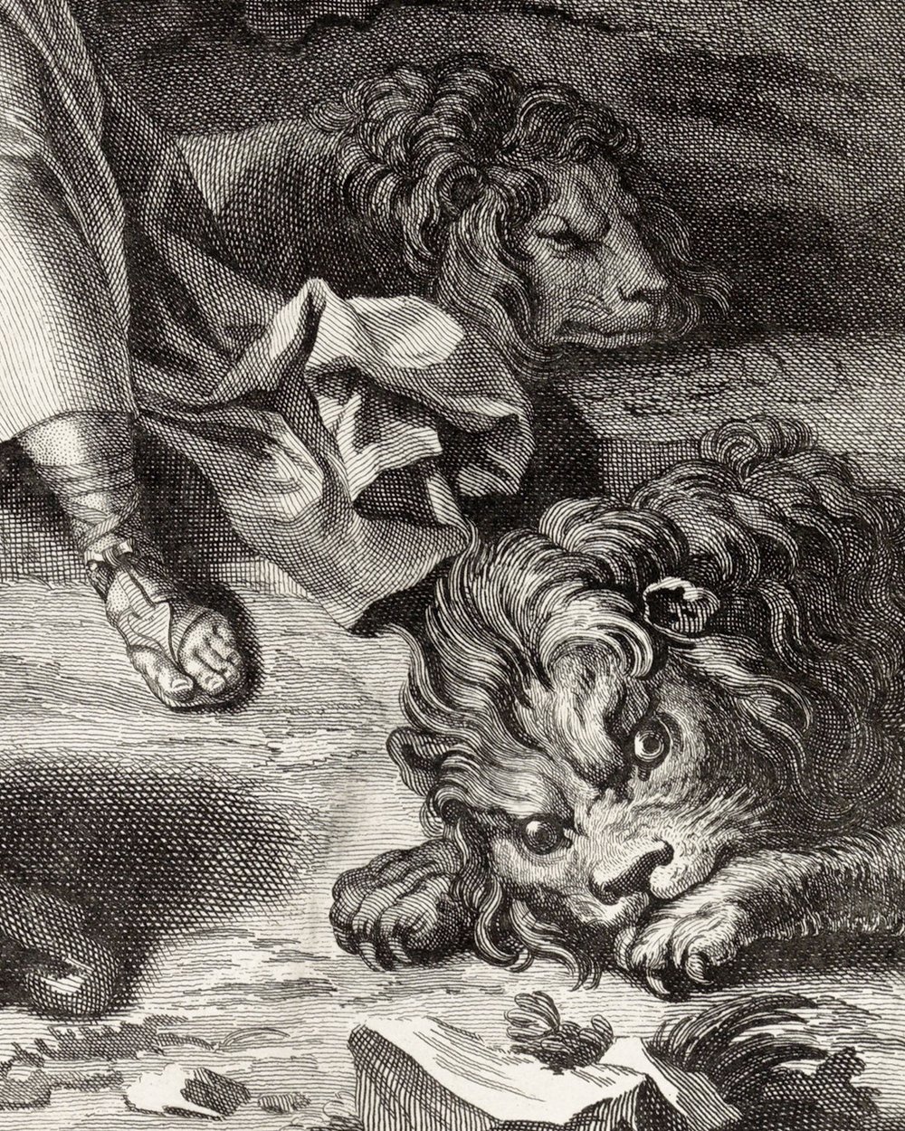 "Daniel in the lions' den" (1720 - 1728)