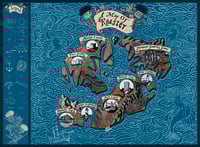 Image 3 of Fantasy Map Illustration - Land of Roaster, Scottish Art